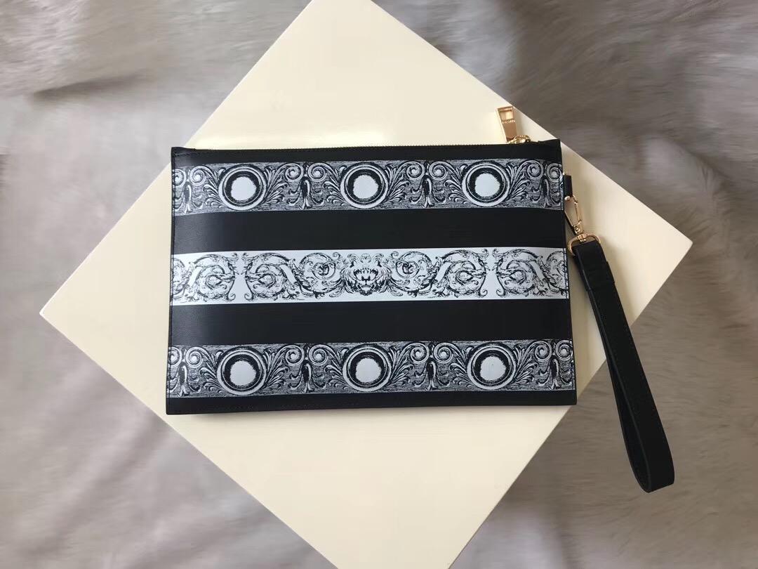 Ví nam Versace siêu cấp cầm tay họa tiết mỹ thuật