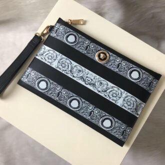 Ví nam Versace siêu cấp cầm tay họa tiết mỹ thuật