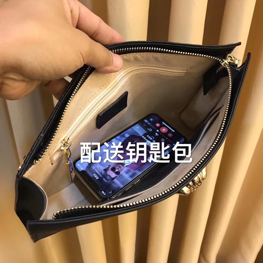 Ví nam Versace siêu cấp cầm tay họa tiết ô vuông logo