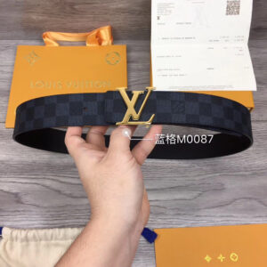 Thắt lưng nam Louis Vuitton Like au mặt vàng TLLV70