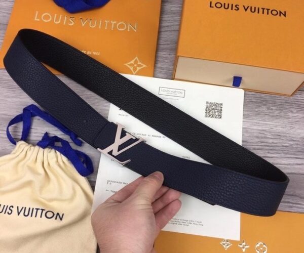 Thắt lưng nam Louis Vuitton like au mặt trắng TLLV62