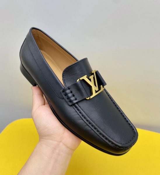 Giày lười Louis Vuitton Like Au đế cao GLLV38