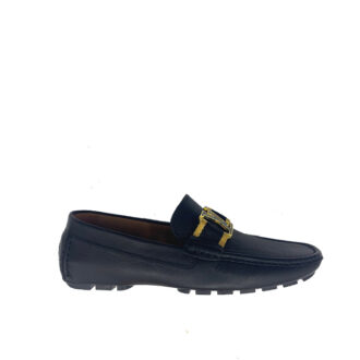 Giày lười Louis Vuitton siêu cấp họa tiết tag vàng GLLV59