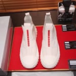 Giày lười Prada siêu cấp họa tiết chữ GLP26