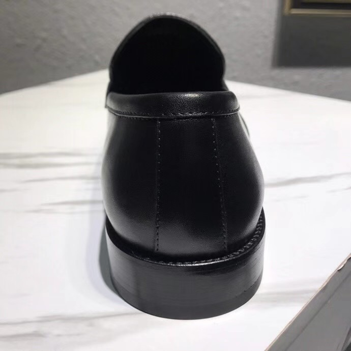 Giày lười Prada siêu cấp họa tiết logo tam giác GLP39