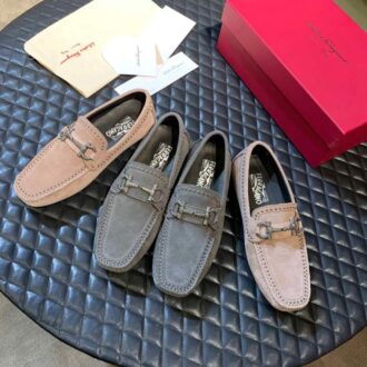 Giày lười Salvatore Ferragamo siêu cấp da lộn