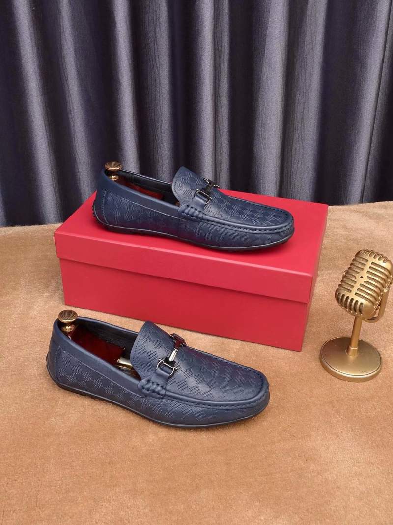 Giày lười Salvatore Ferragamo siêu cấp họa tiết caro