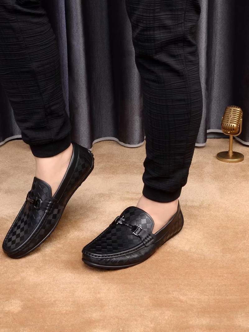 Giày lười Salvatore Ferragamo siêu cấp họa tiết caro