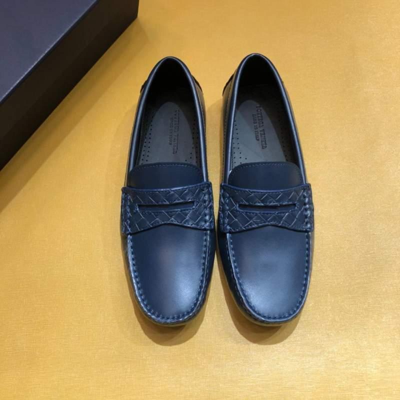 Giày lười Salvatore Ferragamo siêu cấp tag ẩn màu xanh navy