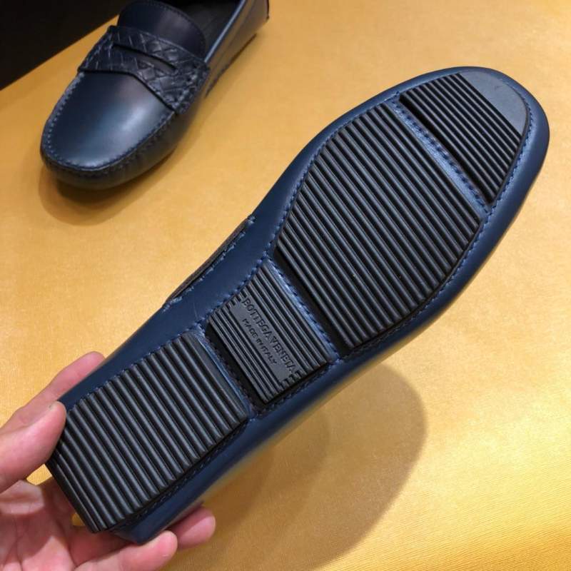 Giày lười Salvatore Ferragamo siêu cấp tag ẩn màu xanh navy