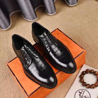 Giày nam Hermes siêu cấp họa tiết họa tiết rắn GNHM04