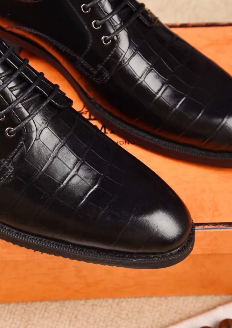 Giày nam Hermes siêu cấp họa tiết họa tiết rắn GNHM04