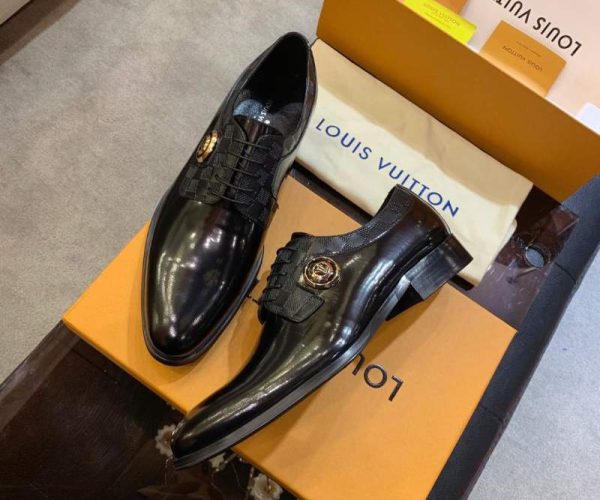 Giày nam Louis Vuitton siêu cấp họa tiết logo GNLV56