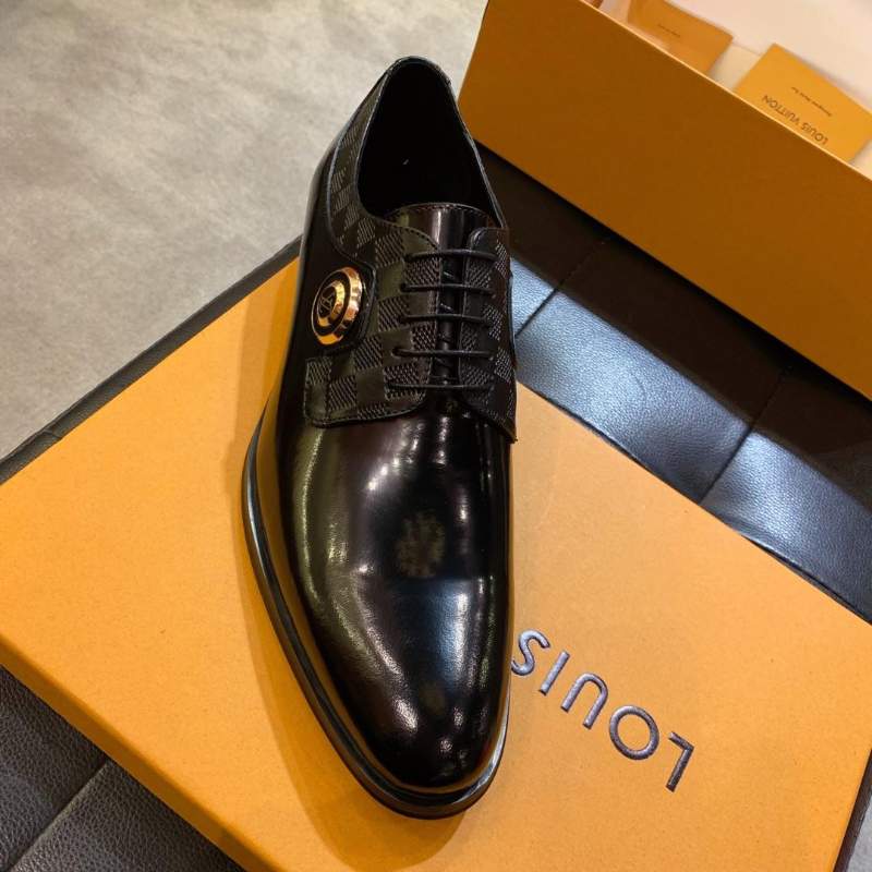 Giày nam Louis Vuitton siêu cấp họa tiết logo GNLV56