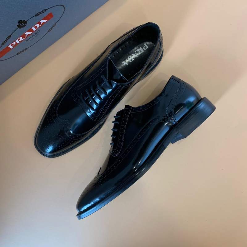 Giày nam Prada siêu cấp công sở cột dây