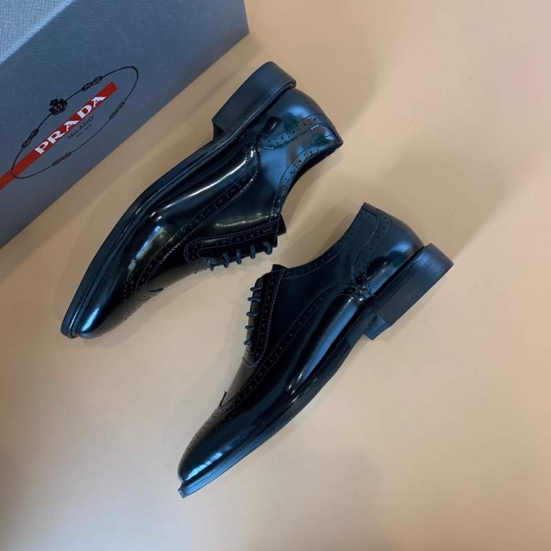 Giày nam Prada siêu cấp công sở cột dây