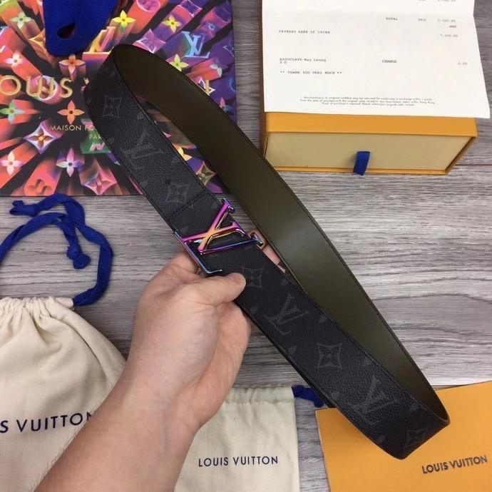 Thắt lưng nam Louis Vuitton Like Au họa tiết hoa TLLV49