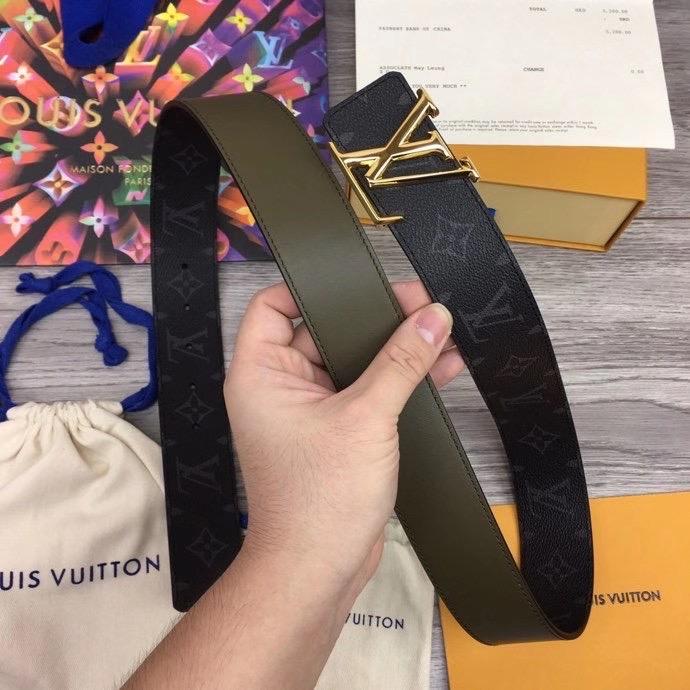 Thắt lưng nam Louis Vuitton Like Au họa tiết hoa TLLV49