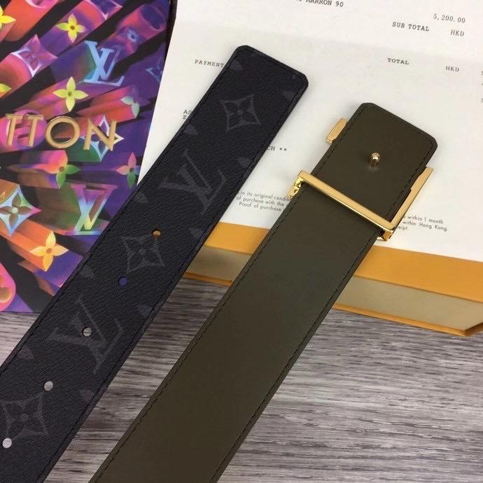 Thắt lưng nam Louis Vuitton Like Au họa tiết hoa TLLV49