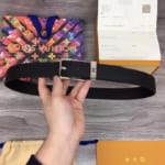 Thắt lưng nam Louis Vuitton like au khóa kim da taiga TLLV59