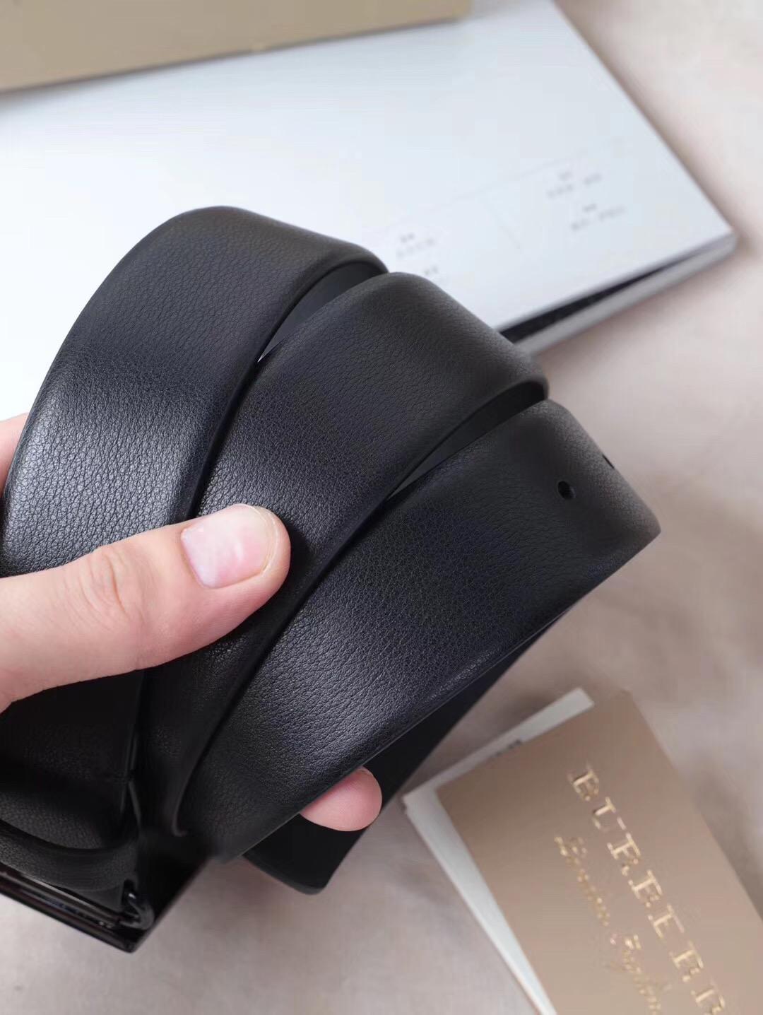 Thắt lưng nam Burberry siêu cấp mặt vuông họa tiết ngựa