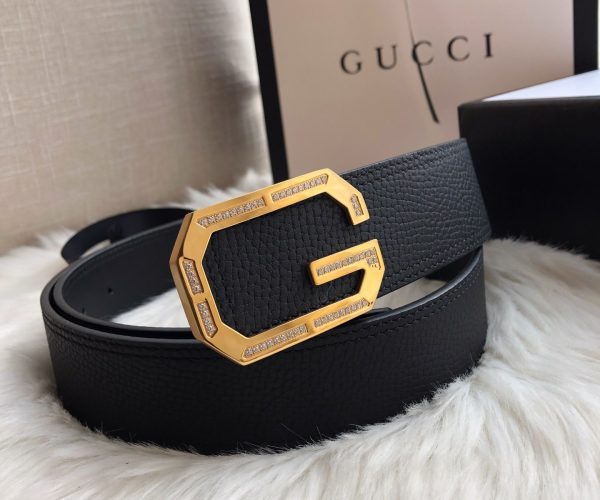 Thắt lưng nam Gucci siêu cấp họa tiết chữ G đính đá