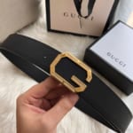 Thắt lưng nam Gucci siêu cấp họa tiết chữ G đính đá