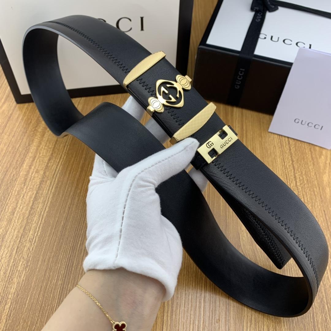 Thắt lưng nam Gucci siêu cấp mặt khóa logo họa tiết đèn lồng