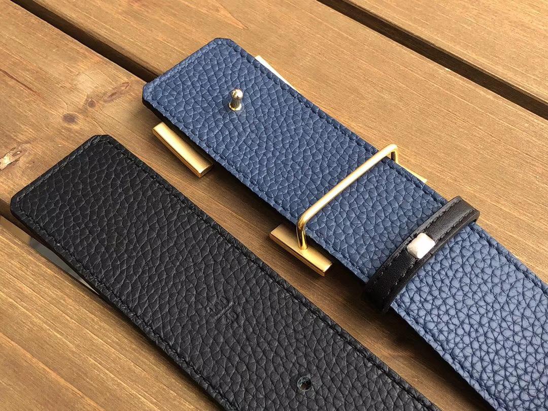 Thắt lưng nam Hermes siêu cấp da nhăn mặt khóa logo gold