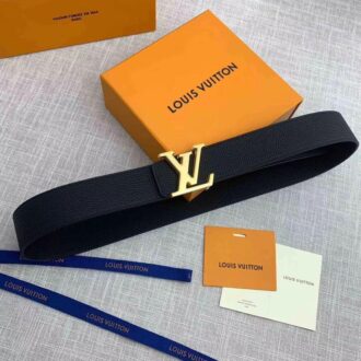 Thắt lưng nam Louis Vuitton Like Au Logo vàng TLLV78