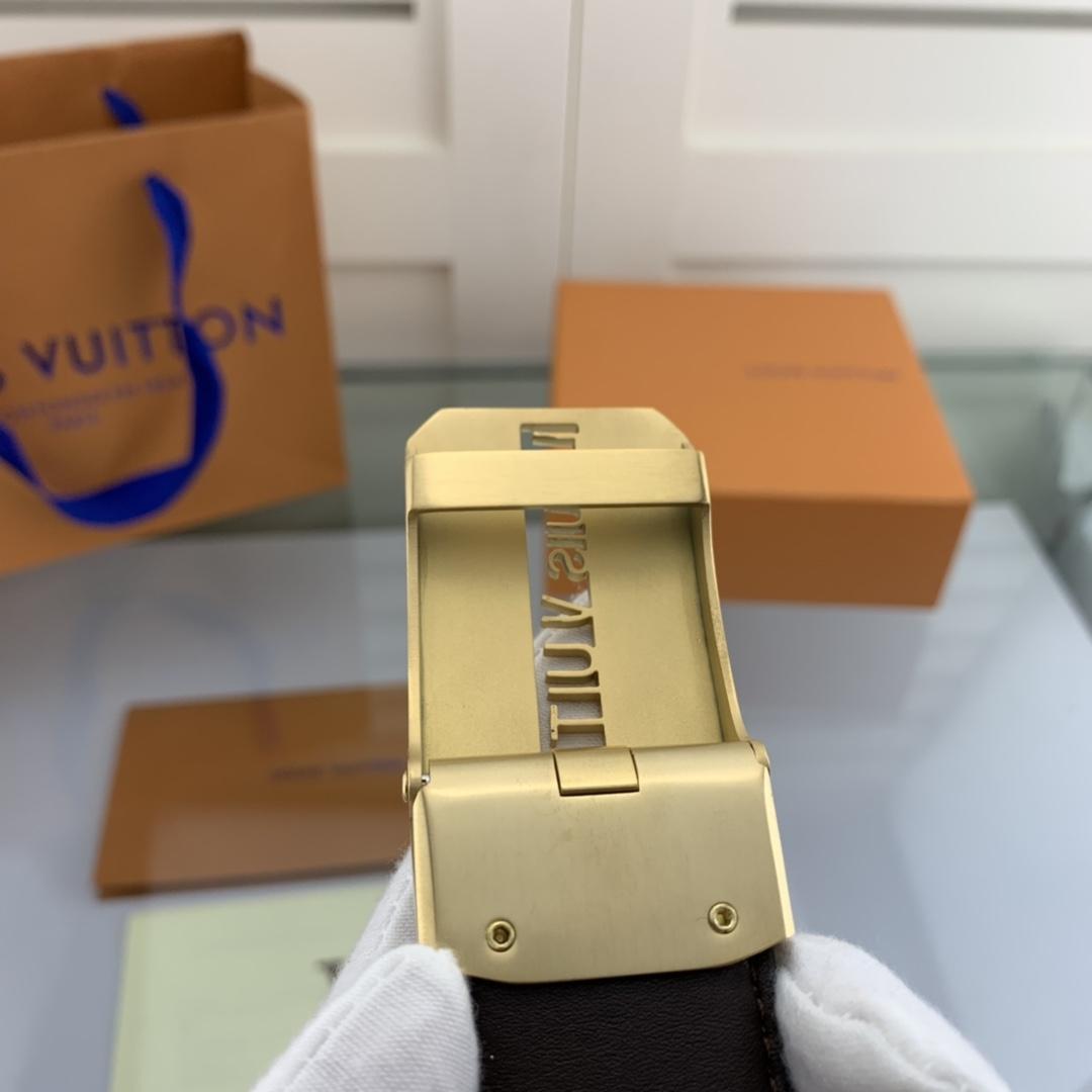 Thắt lưng nam Louis Vuitton like au khoá tự động mặt chữ nhật TLLV56