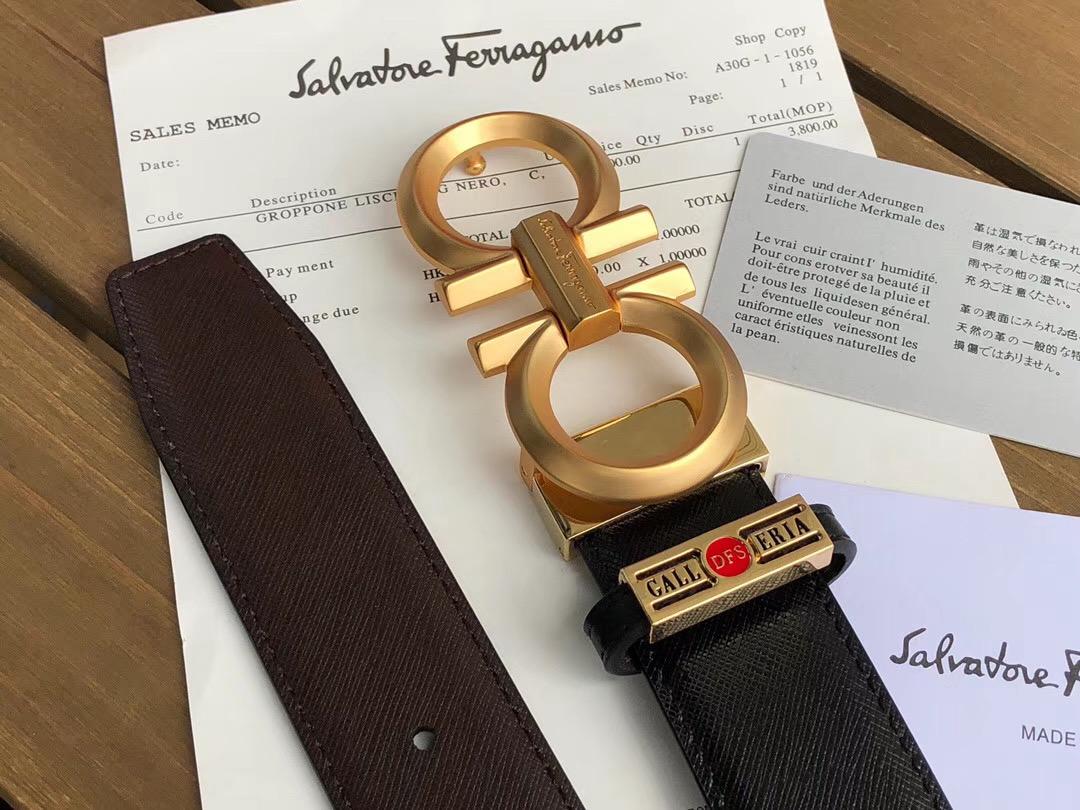 Thắt lưng nam Salvatore Ferragamo siêu cấp da xước 