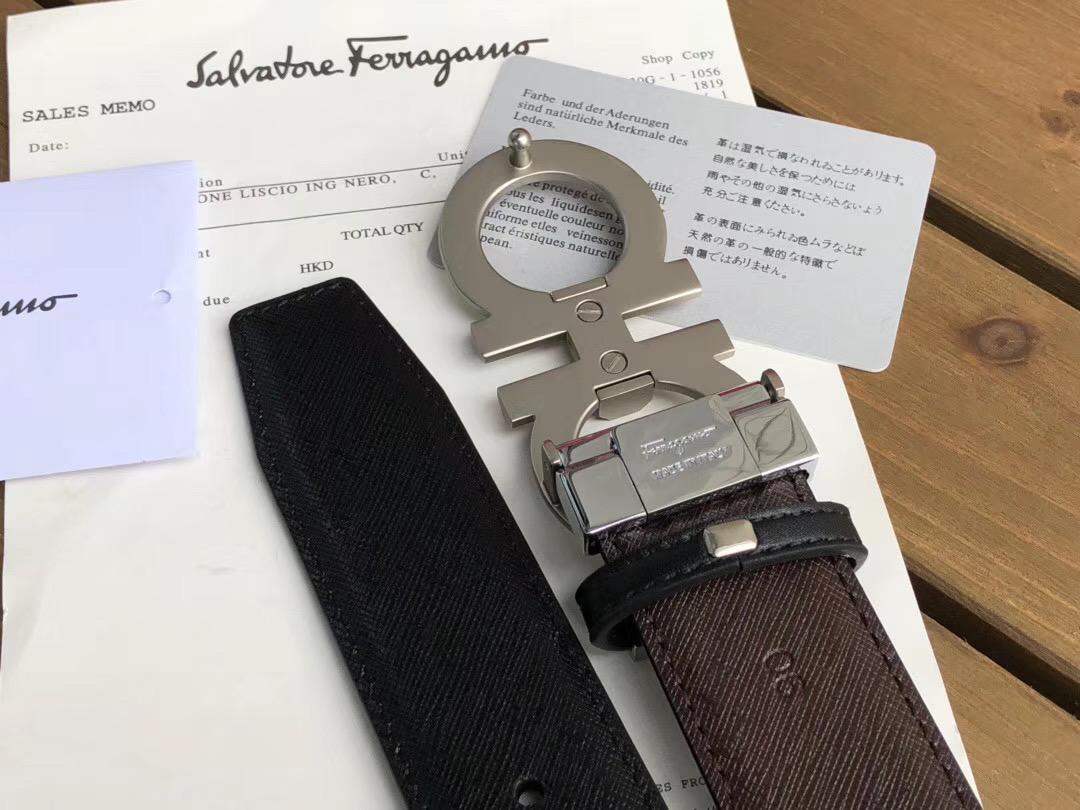 Thắt lưng nam Salvatore Ferragamo siêu cấp da xước 