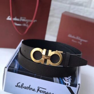 Thắt lưng nam Salvatore Ferragamo siêu cấp mặt khóa vàng