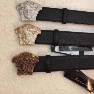 Thắt lưng nam Versace siêu cấp mặt khóa ẩn