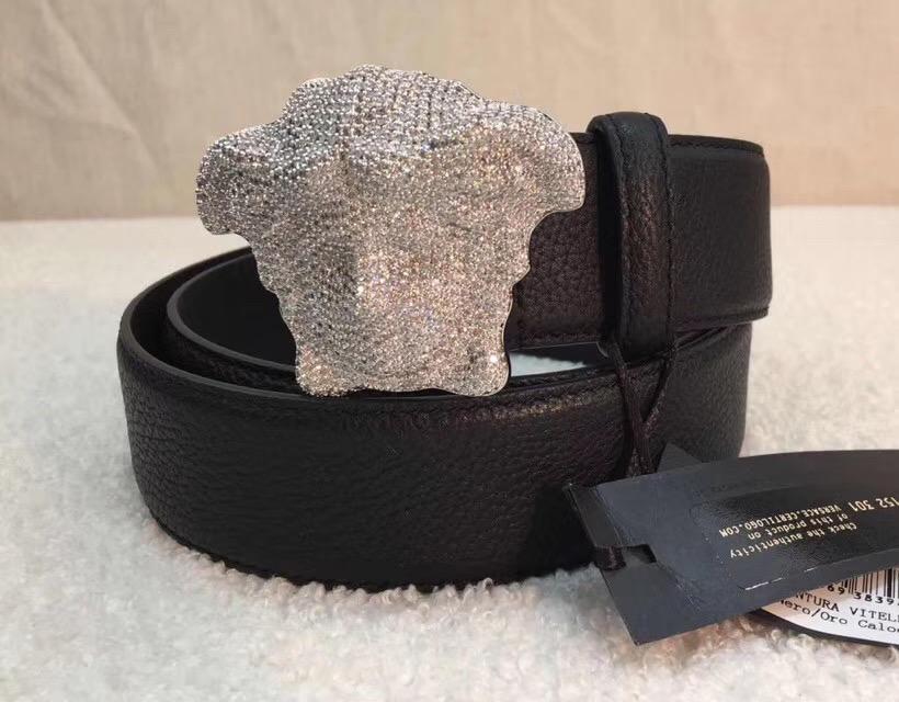 Thắt lưng nam Versace siêu cấp mặt khóa ẩn 