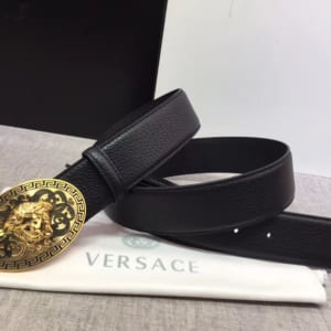 Thắt lưng nam Versace siêu cấp mặt khóa họa tiết hoa