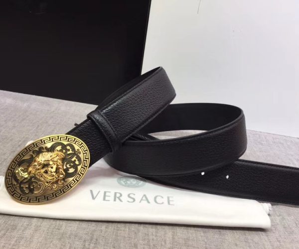 Thắt lưng nam Versace siêu cấp mặt khóa họa tiết hoa