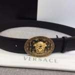 Thắt lưng nam Versace siêu cấp mặt khóa họa tiết hoa