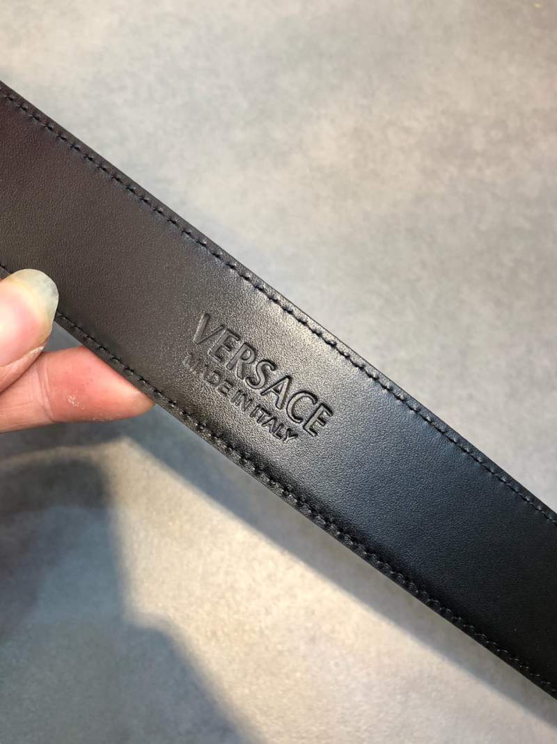 Thắt lưng nam Versace siêu cấp mặt khóa vuông