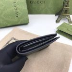 Ví nam Gucci like au da nhăn họa tiết logo vuông VNG69