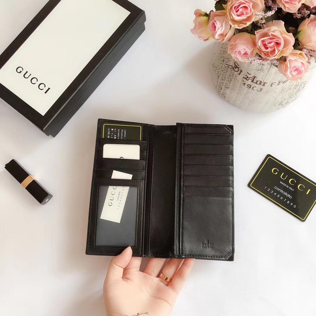 Ví nam Gucci siêu cấp dài da dập nổi họa tiết chữ G