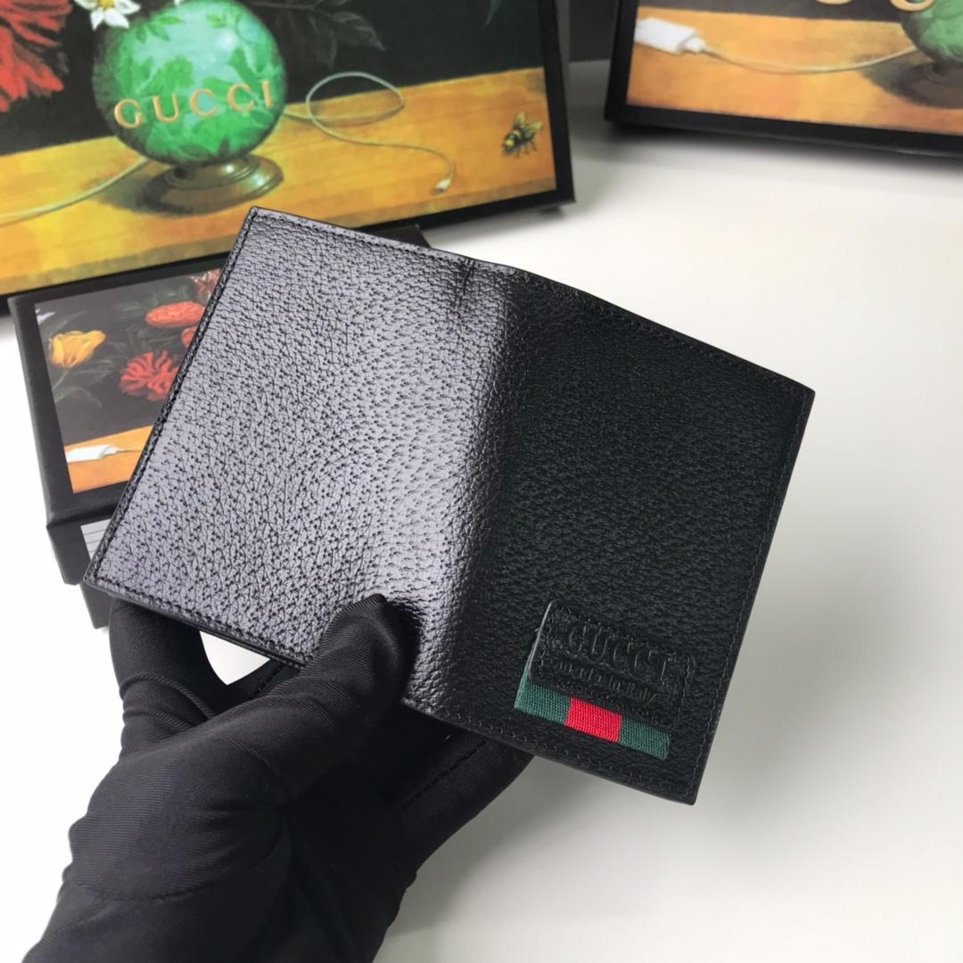 Ví nam Gucci siêu cấp dáng đứng họa tiết kẻ đỏ