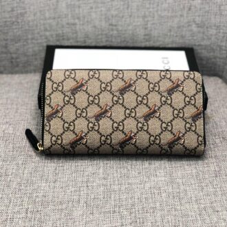 Ví nam Gucci siêu cấp khóa kéo họa tiết hổ