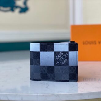 Ví nam Louis Vuitton like au hoạ tiết caro vuông to VNLV20