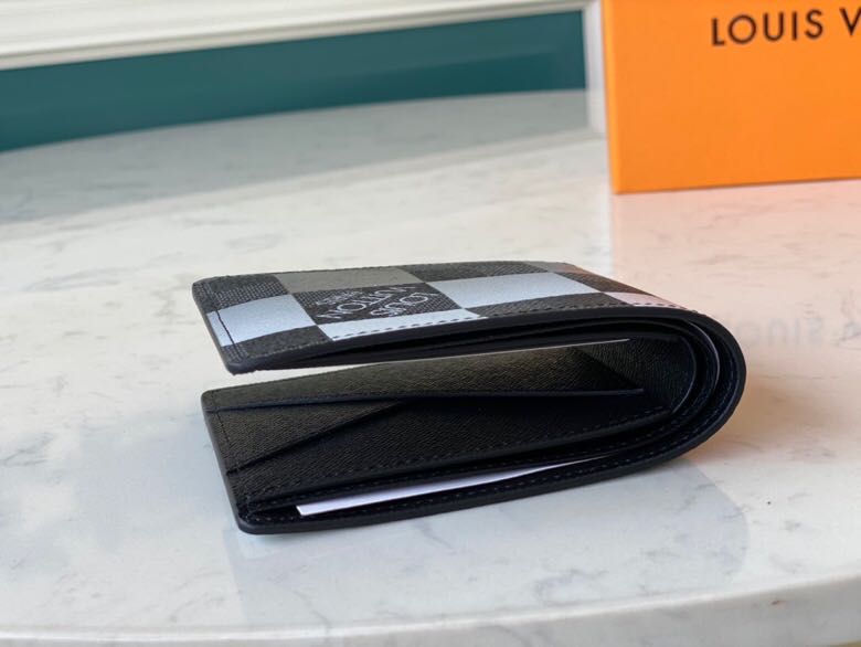 Ví nam Louis Vuitton like au hoạ tiết caro vuông to VNLV20