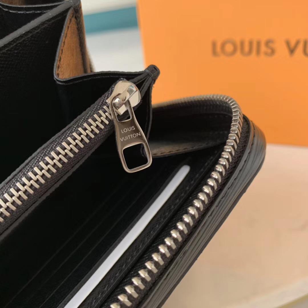Ví nam Louis Vuitton siêu cấp cầm tay da epi màu đen