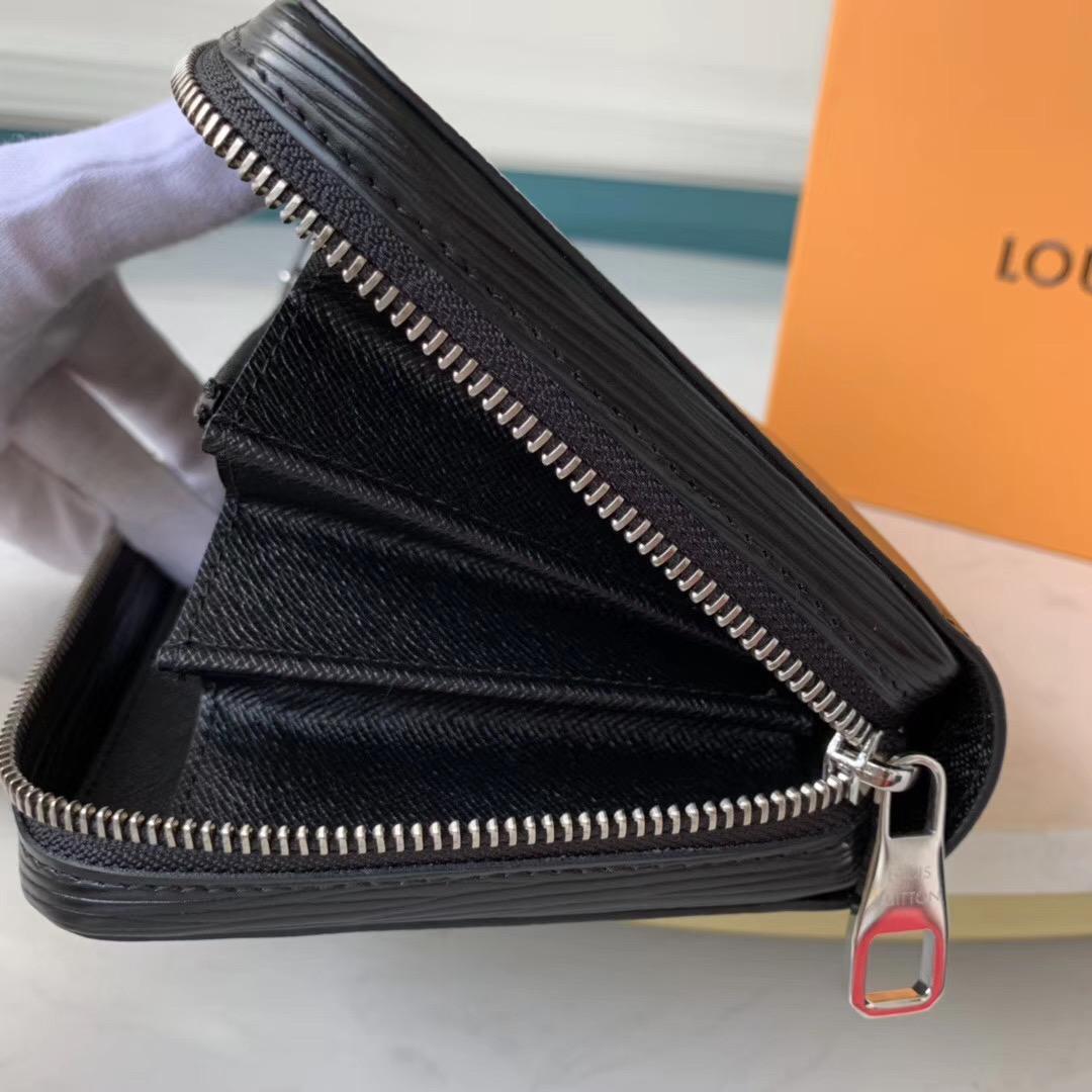 Ví nam Louis Vuitton siêu cấp cầm tay da epi màu đen