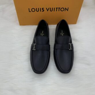 Giày lười Louis Vuitton siêu cấp họa tiết tag lệch