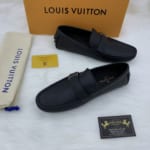 Giày lười Louis Vuitton siêu cấp họa tiết tag lệch